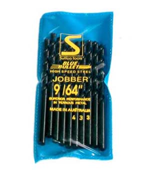 GPI 9/64 JOBBER DRILLS ( 10) - HSD964J 